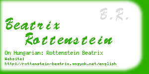 beatrix rottenstein business card